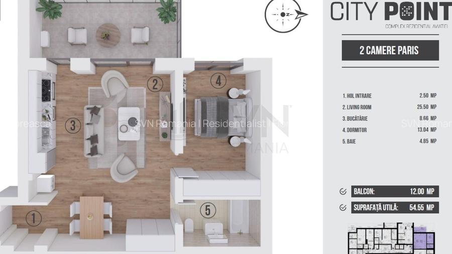 REA1026637 2 camere Aviatiei I Direct Dezvoltator I metrou Aurel Vlaicu - 18