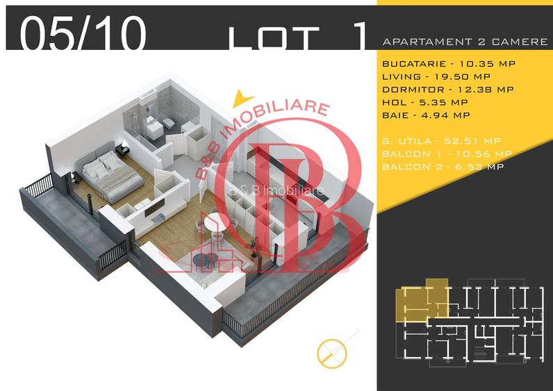2 camere  Titan Pallady  Metrou Nicolae Teclu - 1