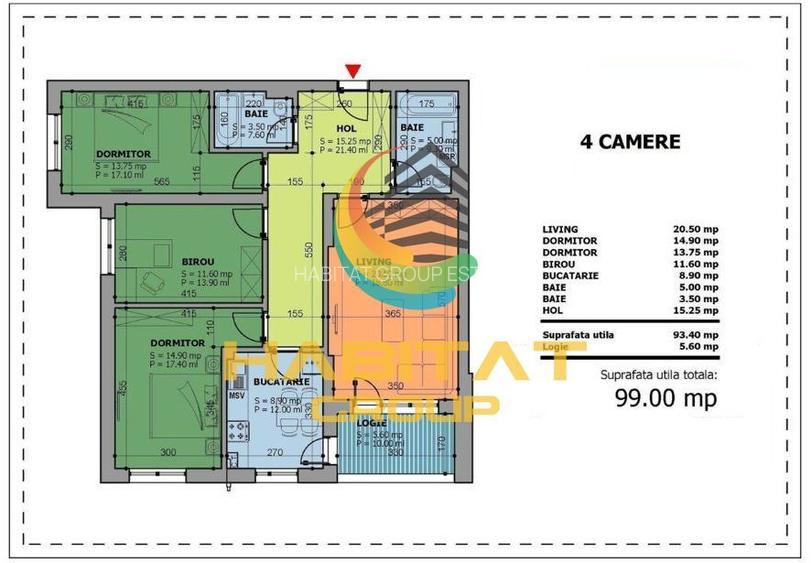 Apartament 4 camere, partial mobilat, 2024- Sector 4 - 9