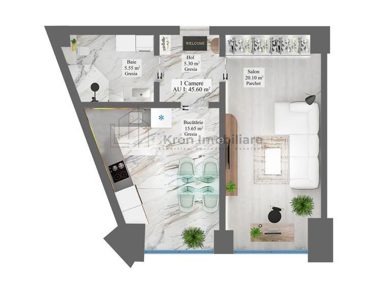 Apartament- 1 Camera - 3