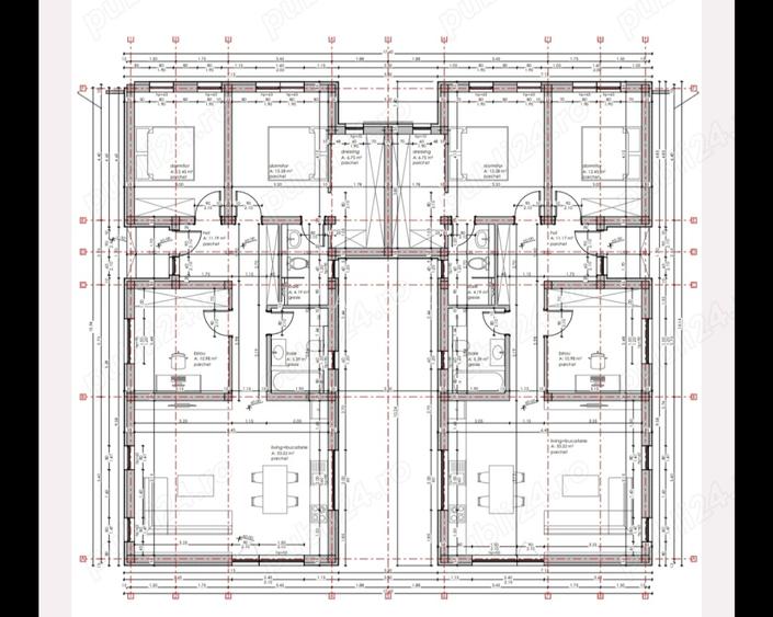 Duplex pe parter despartit  prin dressing - 2