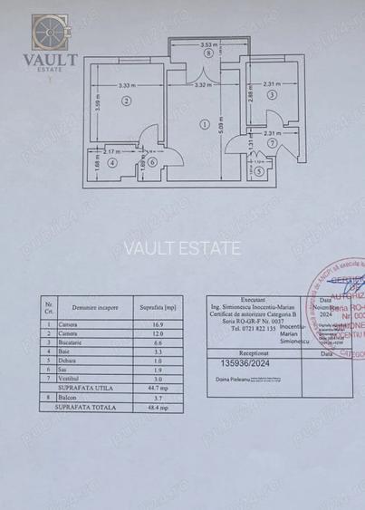 Apartament 2 camere - bloc reabilitat - metrou Costin Georgian - 1