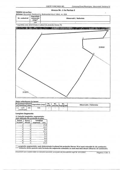 VANZARE TEREN INTRAVILAN DE 540 mp SITUAT IN  MILITARI, BD. ANUL 1864 - 20