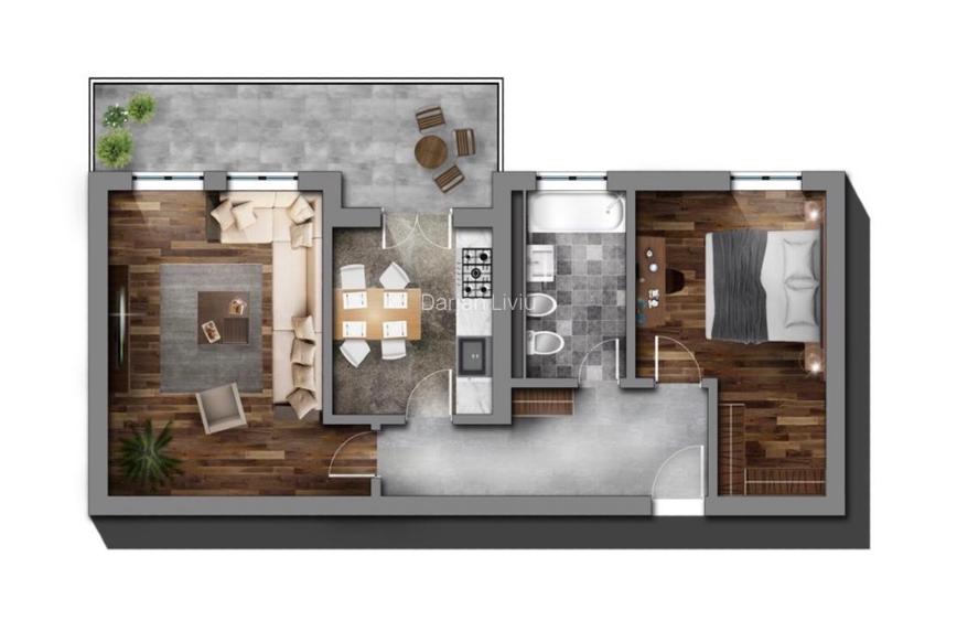 Apartament 2 camere 66 mp, mobilat modern, un loc parcare+stație încărcare elect - 16