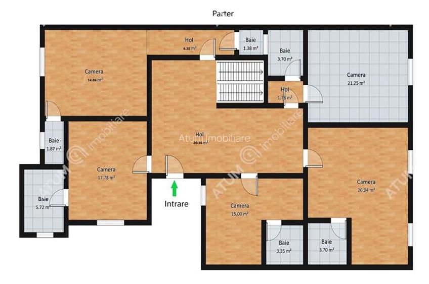 Pensiune cu 6 camere curte de 139 mp zona Ultracentrala din Sibiu - 8