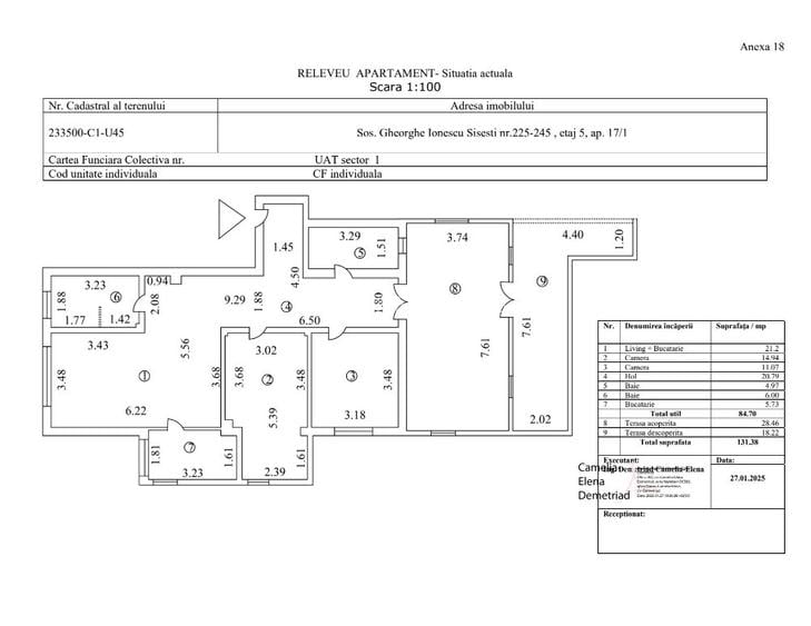 Vedere superba, luminos si foarte bine intretinut - 1