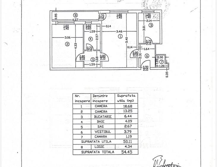 Apartament 2 camere – Teiul Doamnei | 50 mp utili | Etaj 7/10 - 10