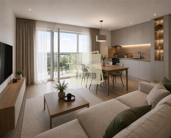Apartament nou cu 2 camere balcon si parcare zona Lidl - 2