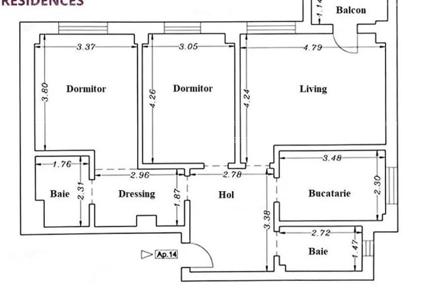 APARTAMENT 3 CAMERE | ZONA COMPOZITORI | LOC DE PARCARE INCLUS - 8