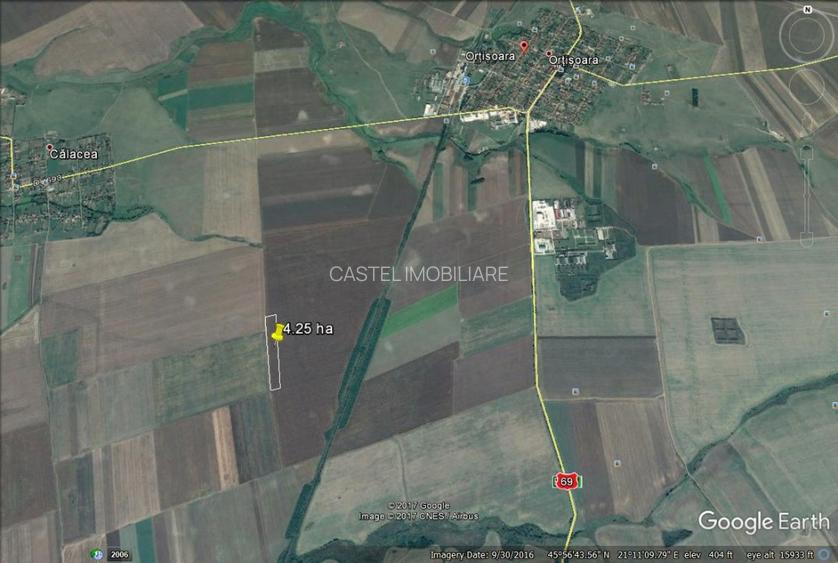 Timisoara Ortisoara-tere agricol  4 hectare comasat - 7
