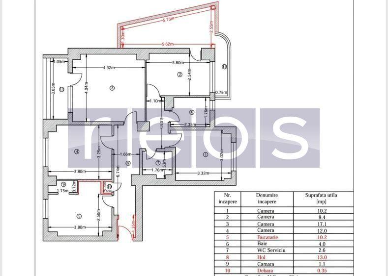 Apartament 4 camere vis - vi- de ASE - Dorobanti-Piata Romana - 6