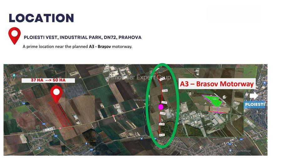 Teren 37 ha de vanzare cu PUZ aprobat - Stoenești, lângă Ploiești, acces TIR - 3