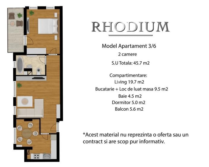 Apartament 2 camere, str. Cetății – Direct dezvoltator, 0% comision - 9