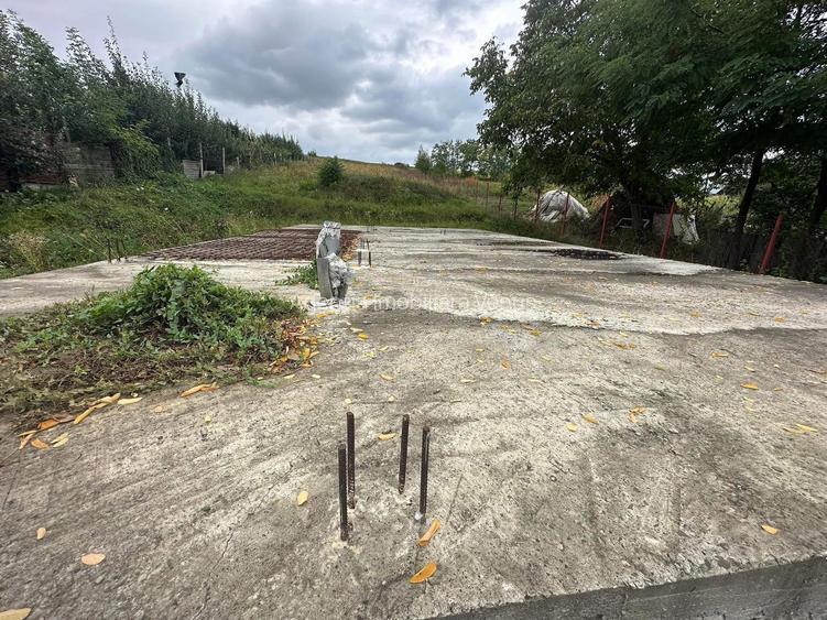 Teren la strada in Stauceni cu temelie turnata - 5