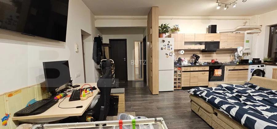 Apartament cu 2 camere, tip studio, modern, in zona Stupini - comision 0% - 4