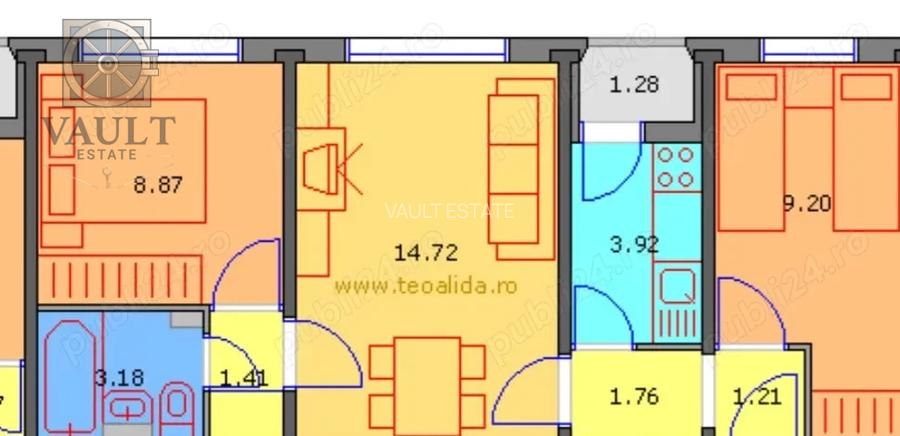 Apartament 3 camere Apusului  - 7