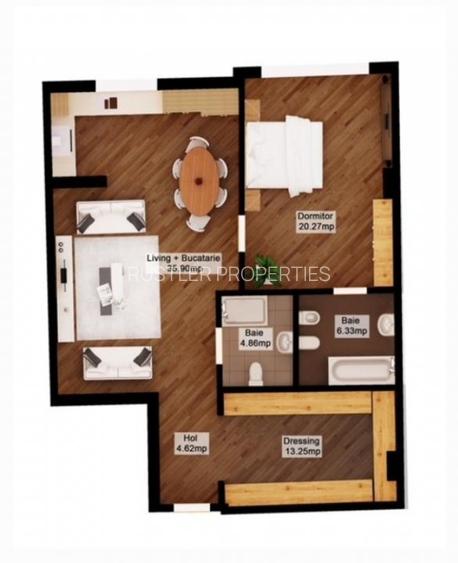 Apartament superb cu 2 camere, 97 mp - Dorobanti, bloc 2010 - 12
