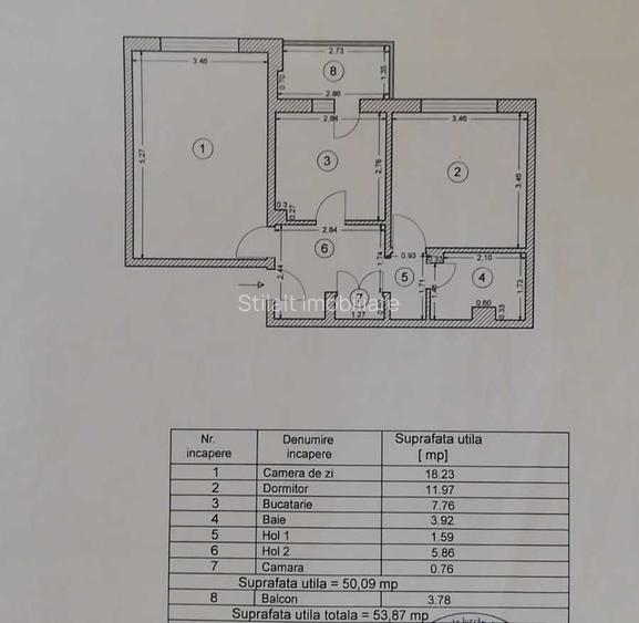 Apartament cu 2 camere in zona Dacia - Constanta - 2