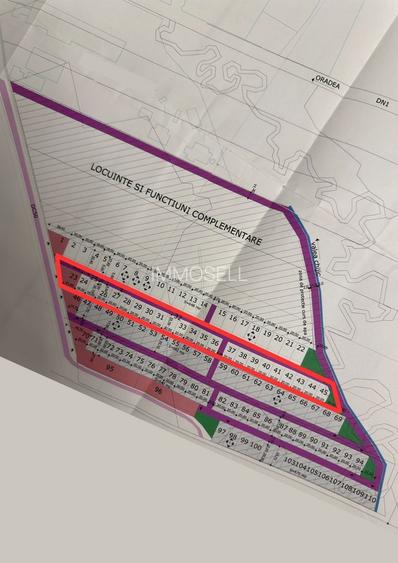Teren intravilan cu destinația de construcție locuințe, Sacadat-13900e - 2