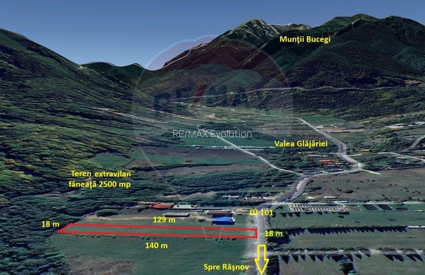 Teren extravilan, 2500 mp, Râșnov, Glăjărie - 8