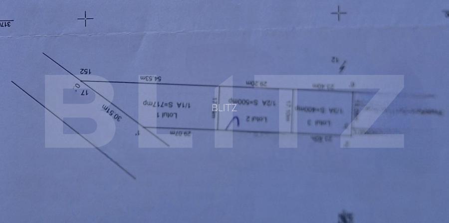 Teren de vanzare, 717 mp, zona Cernele - 3