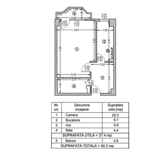 Garsoniera Decomandata Vitan - Foisorului - 7
