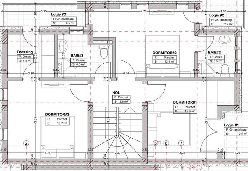 Casa Unifamiliala  Parter + Etaj , situata in Floresti! - 25