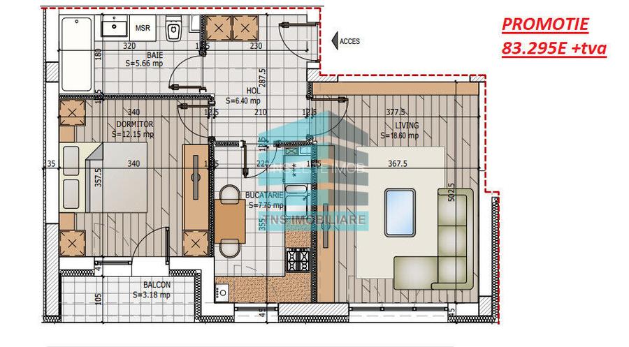 Apartament 2 camere – Zona Theodor Pallady, Super ofertă - 3
