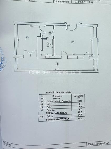2 camere de vanzare bloc nou 68mp, Fundeni, Colentina, Pantelimon - 1