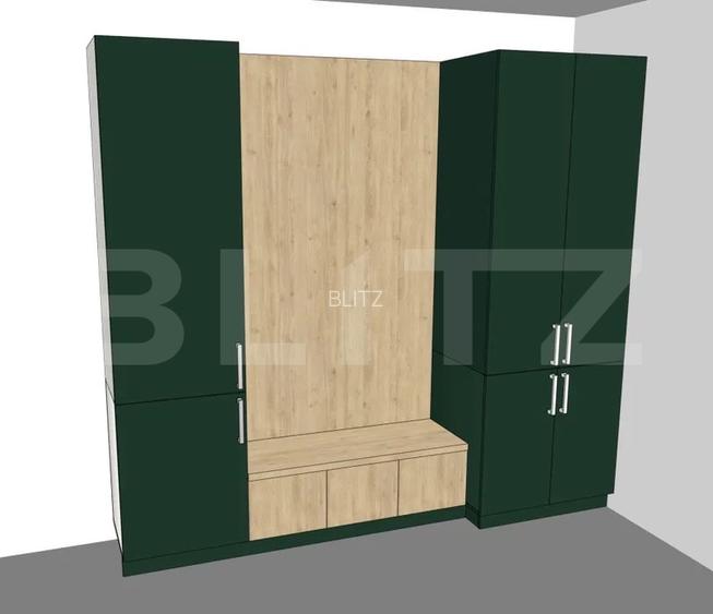 Apartament 1 camera, 38,5 mp, zona Someseni! - 5