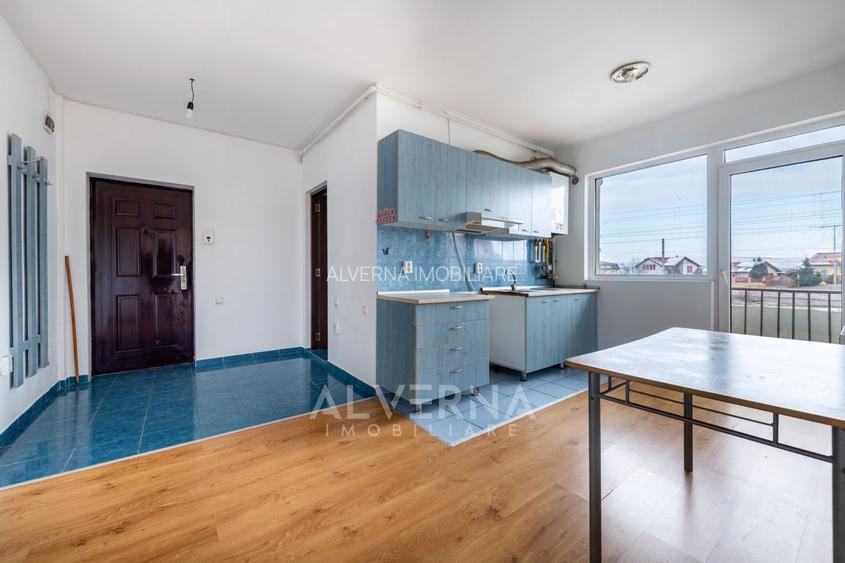 Apartament 1 camera cu bucatarie mare | 40mp + balcon | Penny Apahida - 4