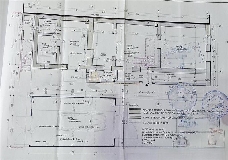 CASA 5 CAMERE 145 MP TEREN 660 MP DAMBUL ROTUND - 1