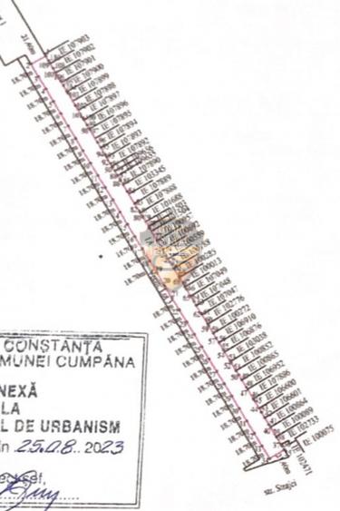 Proiect Investitie Cumpana, 6,7 ha lotizat, 132 case, aprox 400 mp, PUZ P+1, 2xD - 17