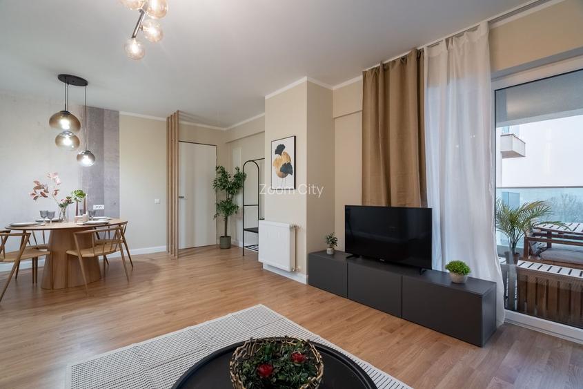 COMISION 0%-Apt 3 camere 75mp superb complet mobilat/utilat vedere lac ParcVerdi - 2