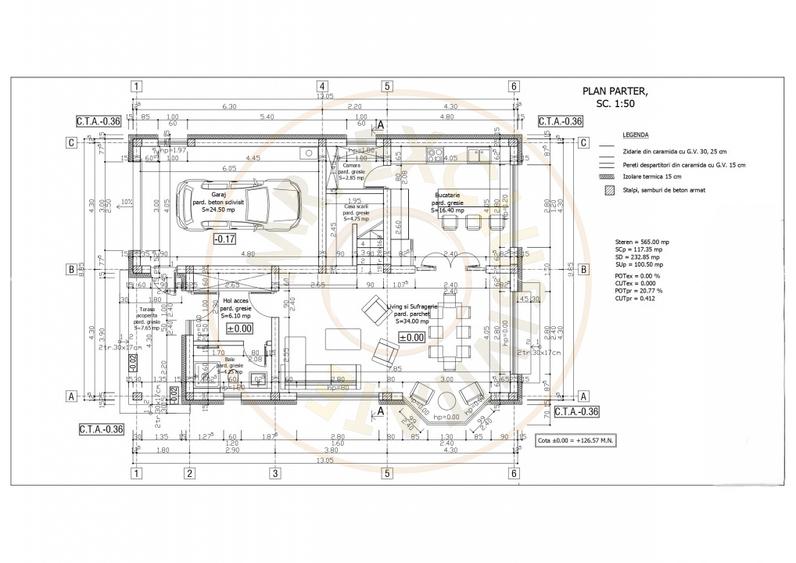 Casa in constructie P+M, Teren 565 mp - Str. George Enescu - Carei - 4