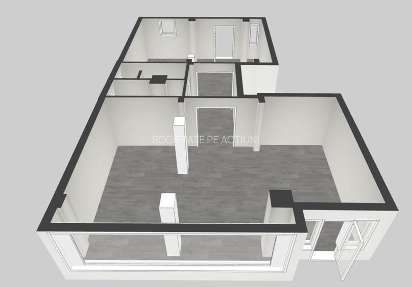 Spatiu Comercial de inchiriat parter in Sibiu pe Str.Lunga bl.85 Pret Negociabil - 3