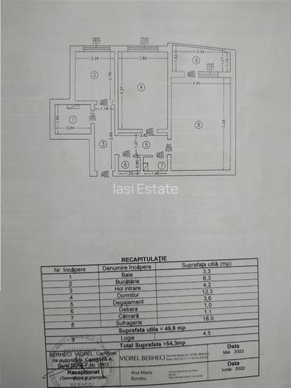 Podu Ros - Red Cube - Apartament 2 camere decomandat - 2