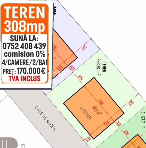 Casa 4 camere pe PARTER,incalzire pardoseala,rate dezvoltator,comision 0 - 5
