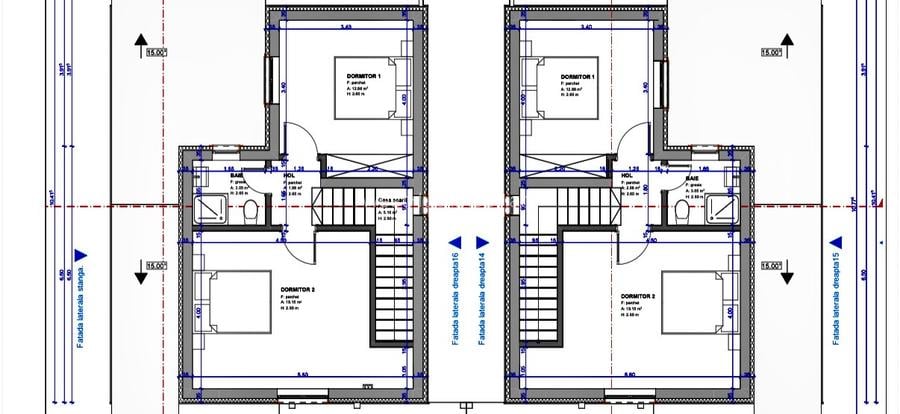 Casa individuala, 4 camere, 100 mp utili, 372 mp teren - Sanandrei - 9