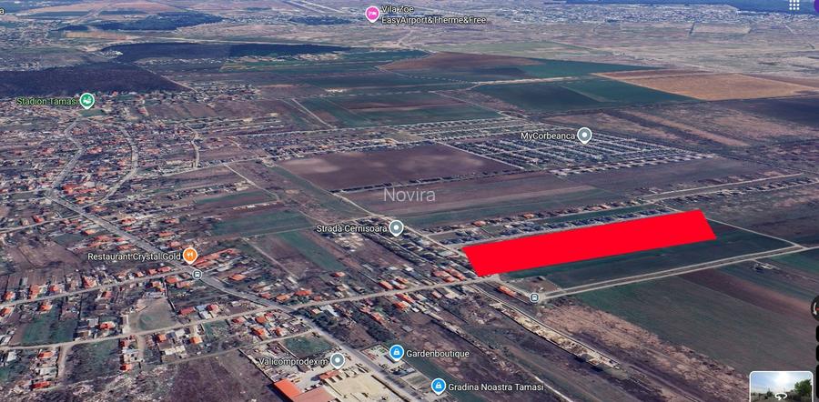 Teren în rate la dezvoltator | toate utilitatile | Acces A0 și DN1 - 6