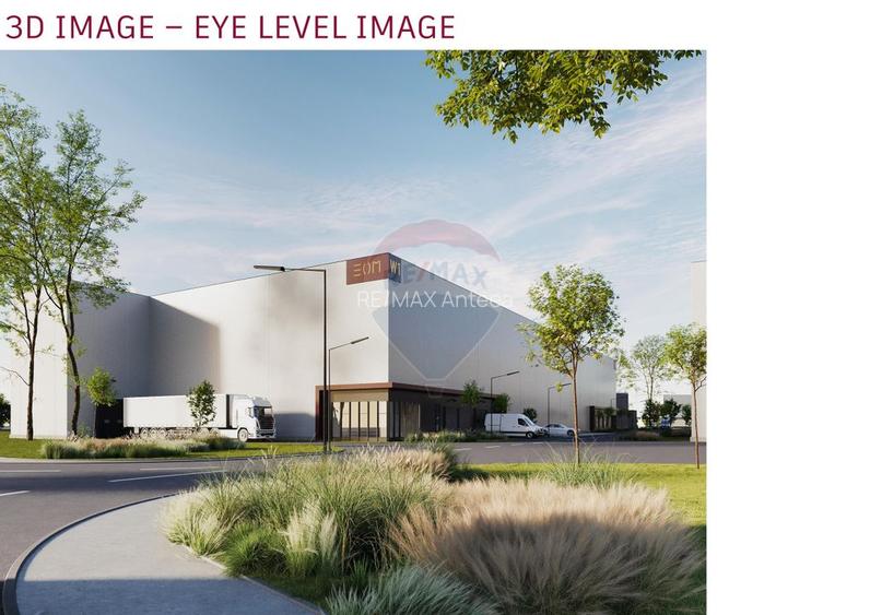 Teren logistic, PUZ aprobat, 7,63 ha, platforme + hale 23.396 mp. A0 - 8