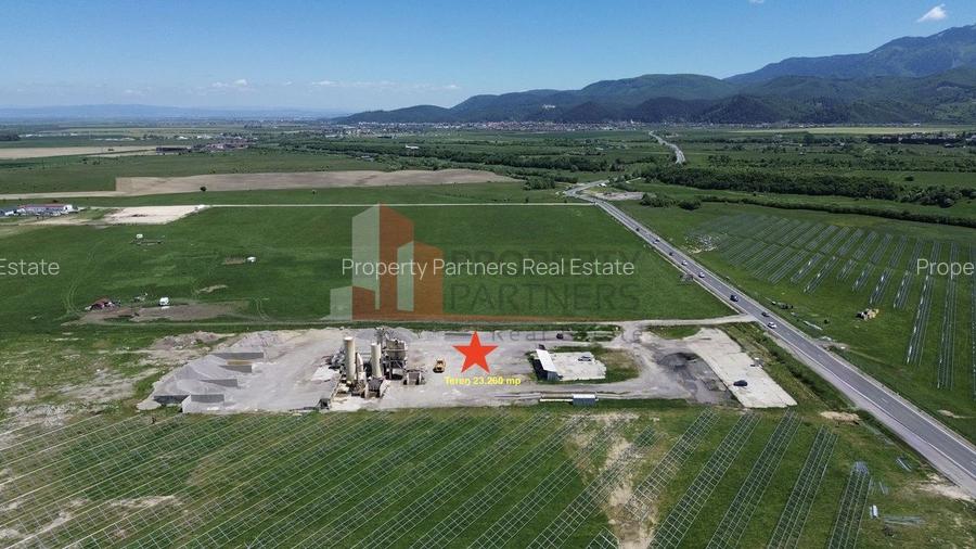 Teren pentru dezvoltare industrială/comercială 23.200 mp Râșnov DN73 - 2