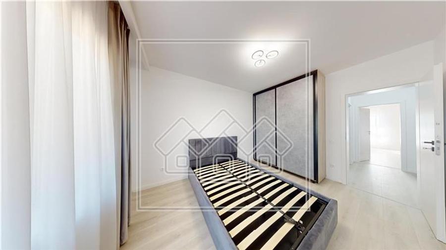 Apart. 3 camere si balcon, 61.2mp utili, predare la alb, Doamna Stanca