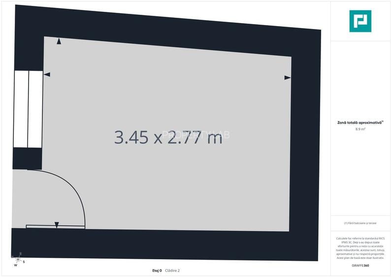 Casă la curte, 65 mp utili, 2 camere, curte mare - 12