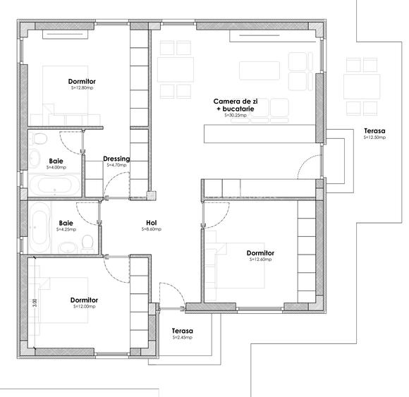 Casa individuala 4 camere/Com.Berceni - 1