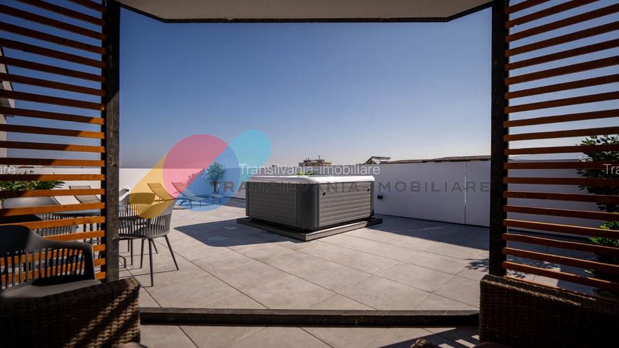 Penthouse 2 camere – terasă 150 mp cu jacuzzi | Zona Iulius Mall - 15