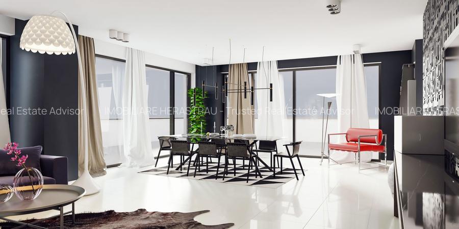 Rahmaninov Penthouse  | Vedere Lac si Parc | Terasa 137 mp | COMISION 0% - 2