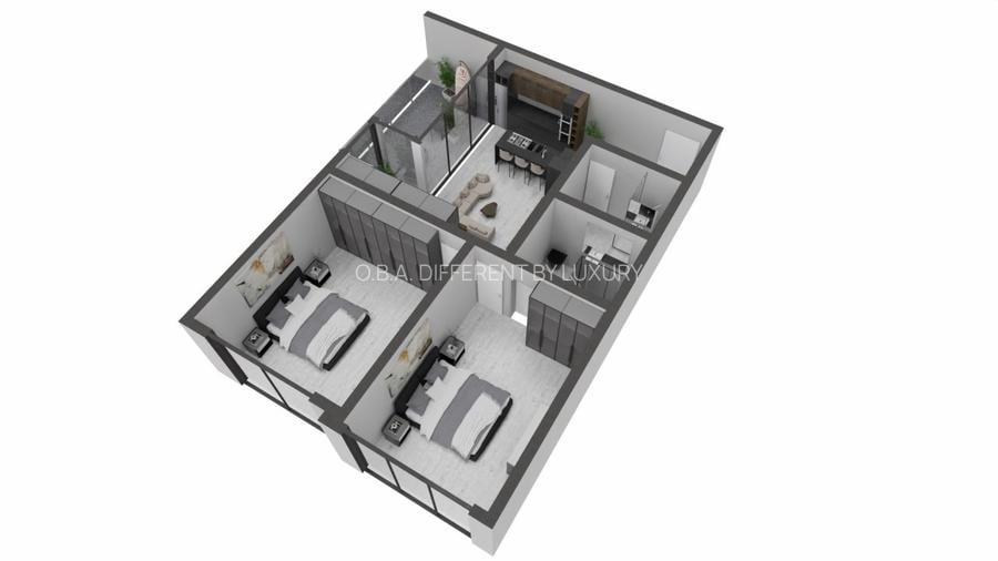 Apartament Mamaia 3 camere - O.B.A Lake - Bucatarie+Corpuri iluminat cadou. - 10