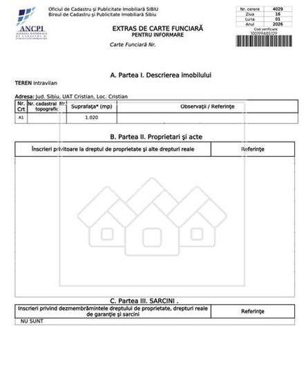 Teren de vanzare in Paltinis, Sibiu - Intravilan, 800 mp, PUZ aprobat - 3