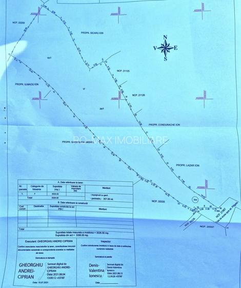 Teren intravilan 3526 mp cu vedere superba catre munte! - 7